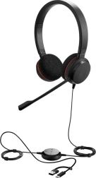 Jabra Evolve 20 Headphones USB-A and C UC Stereo