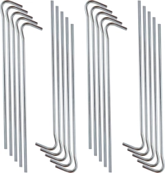 Стоманени колчета за палатка 18 см, комплект 20 бр.