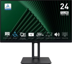 Монитор 23,8" MSI PRO MP245PG LED, Full HD, 100 Hz, черен