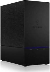 Външен бокс ICY BOX за 2× 3,5" HDD с RAID и USB 3.0