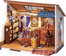 Robotime Rolife DIY Mini House Mystic Witch Kiki’s Shop with LED