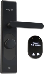 LOQED Touch Smart Lock black Wi‑Fi and Bluetooth
