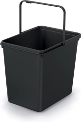 Кош за отпадъци Systema Basic 23 l – рециклирано черно