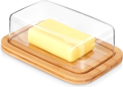 Бамбукова масленица с прозрачен капак