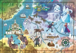 Puzzle Story Maps: Леденото кралство 1000 части