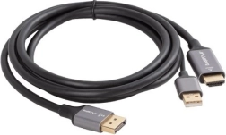 HDMI към DisplayPort кабел 1.8 m 4K черен
