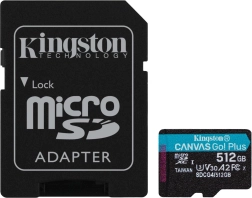 MicroSD карта 512 GB Canvas Go! Plus 200 MB/s A2 U3 V30 + адаптер