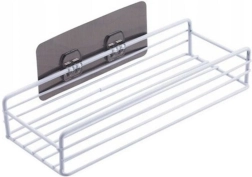 Самозалепваща бяла кухненска етажерка