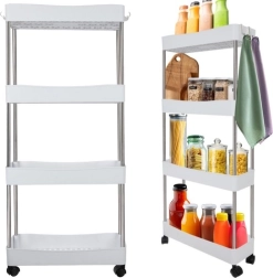 Мобилна кухненска и банска етажерка на колелца RUHHY