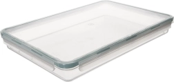 Low food storage box with lid and silicone seal 1.5 l