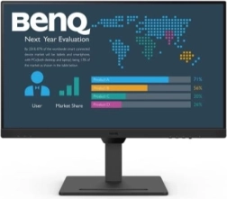27″ офис монитор BENQ с QHD IPS, 75 Hz, 5 ms, HDMI и USB‑C