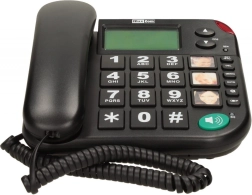Maxcom KXT 480 BB черен жичен телефон с големи бутони