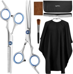 Фризьорски комплект 7 части с ножици и калъф