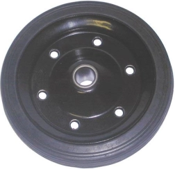 Плътно колело 250 mm с метален диск, плъзгащ лагер (главина 20 mm)