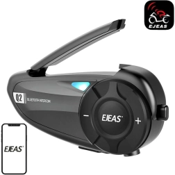 Мотоциклетен интерком EJEAS Q2 с Bluetooth 5.1 и шумопотискане