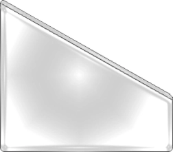Self-adhesive slanted pocket A4, medium, 6 pcs