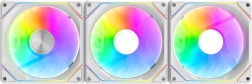 Компютърни вентилатори Darkflash Gauss ARGB бели RGB комплект 3 броя