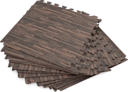 Пянени подложки за под басейн, дървесен дизайн 50x50 см, 12 броя BESTWAY