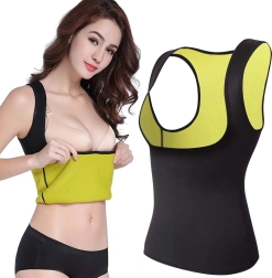 Дамски неопренов тренировъчен потник за отслабване – L