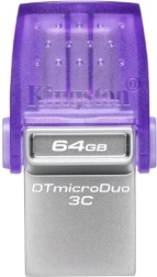 USB флашка Kingston DataTraveler microDuo 3C 64 GB USB‑A/USB‑C