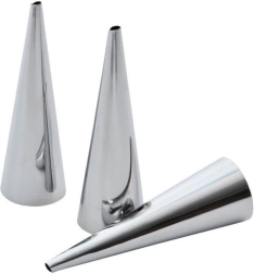 Set of steel cone molds, 3 pcs
