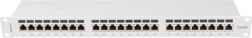 Patch panel 24 ports Cat 6A 1U gray