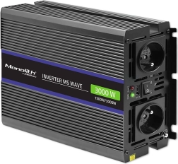 MONOLITH MS Wave Power Inverter 12V to 230V, 1500/3000 W, USB