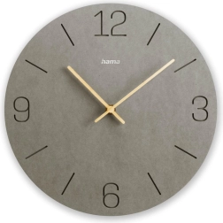 Стенен часовник 30 см Crete от MDF, тих