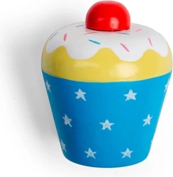 Bigjigs Toys wooden cupcake with cherry