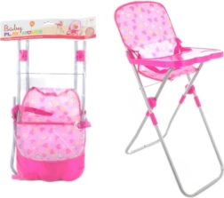 Пластмасово столче за хранене за кукли