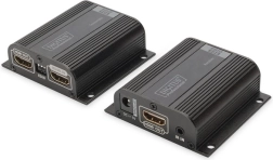 HDMI extender over network cable up to 50 m, 1080p 60 Hz, EDID, HDMI Loop Out, IR, PoC