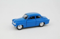 Welly Škoda Octavia (4-то поколение) бяла 1:34 – метален модел на автомобил с отварящи се врати