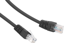 Cat 6 UTP network patch cable, 5 m, black