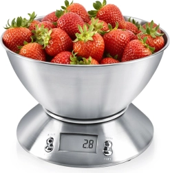 Неръждаема кухненска везна с купа 5 kg, 2,2 l