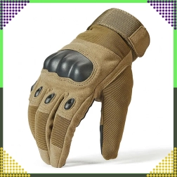 Тактически ръкавици за мотоциклет и колело, сензорни, размер L, кафяви