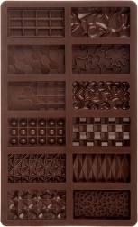 Silicone chocolate mold 27.5 × 17 cm