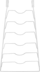 Metal white hanging lid holder ORION