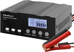 Интелигентно микропроцесорно зарядно за батерии 12 V / 12,6 V / 24 V с режим за възстановяване и LCD за AGM, GEL, WET, SLA и LiFePO4