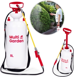 Градинска пръскачка под налягане 8 л MULTIGARDEN с дълго копие и бутална помпа