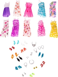 Комплект дрехи и аксесоари за кукли – 43 части