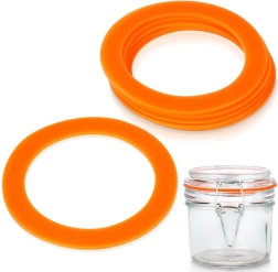 Silicone Seals for Canning Jars, 6 pcs
