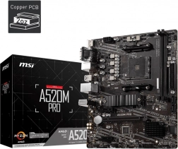 Дънна платка MSI A520M PRO mATX за AMD