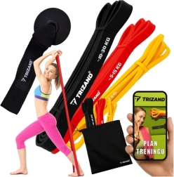 Комплект ластици за тренировка Trizand 3 бр.