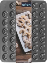 Carbon steel crescent roll baking pan 42 × 32 cm