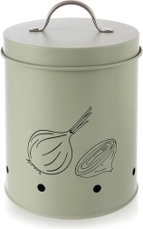 Metal green box for vegetables and fruit Greenish 2.4 l