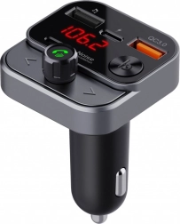 FM трансмитер за кола с Bluetooth, USB и бързо зареждане QC3.0