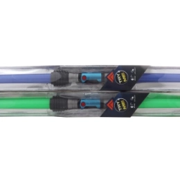 Double-sided telescoping light sword with sound