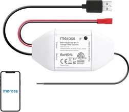 Умен превключвател за гаражни врати meross msg100hk с поддръжка на apple homekit