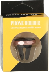 Магнитна стойка за кола за решетката на вентилацията – Розов