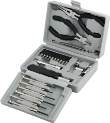 Tool set with storage case